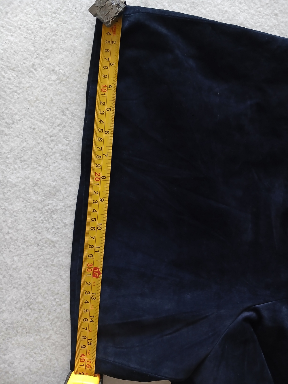 Danier Suede Vintage 90's Navy Pinafore Romper - Picture 15 of 16
